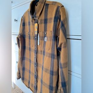 Carhartt Heavyweight Twill Long sleeve Loose Fit Shirt - S